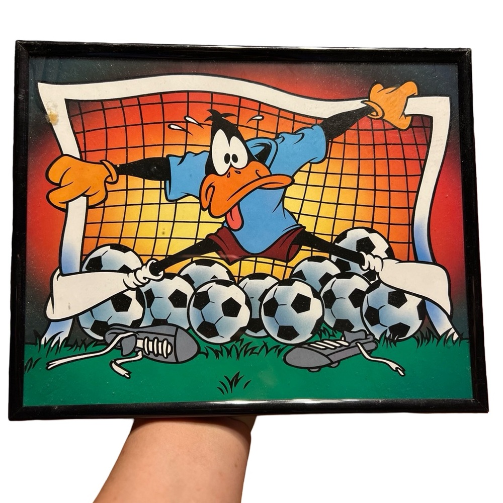 Warner Bros Rare Daffy Duck Ctra Perello Print 1998